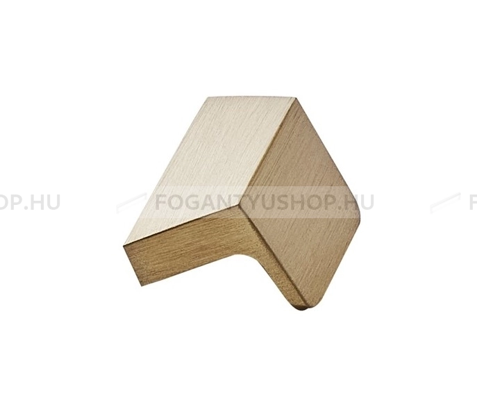 FURNIPART Bútorfogantyú - ENVELOPE KNOB 32 II. - furattáv 32 mm - Csiszolt sárgaréz 31 - Alumínium - Egy méretben gyártott színes fém bútorfogantyú