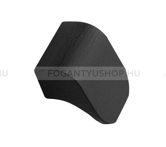 FURNIPART Fogantyú - FALL KNOB 16 - furattáv 16 mm - Csiszolt matt fekete 76 - Alumínium - Több méretben gyártott színes fém bútorfogantyú
