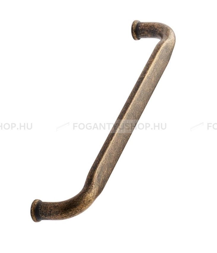 FURNIPART Bútorfogantyú - GATE HANDLE 160 - furattáv 160 mm - Antik sárgaréz 39 - Zamak fém ötvözet - Klasszikus, vintage, antik fém bútorfogantyú