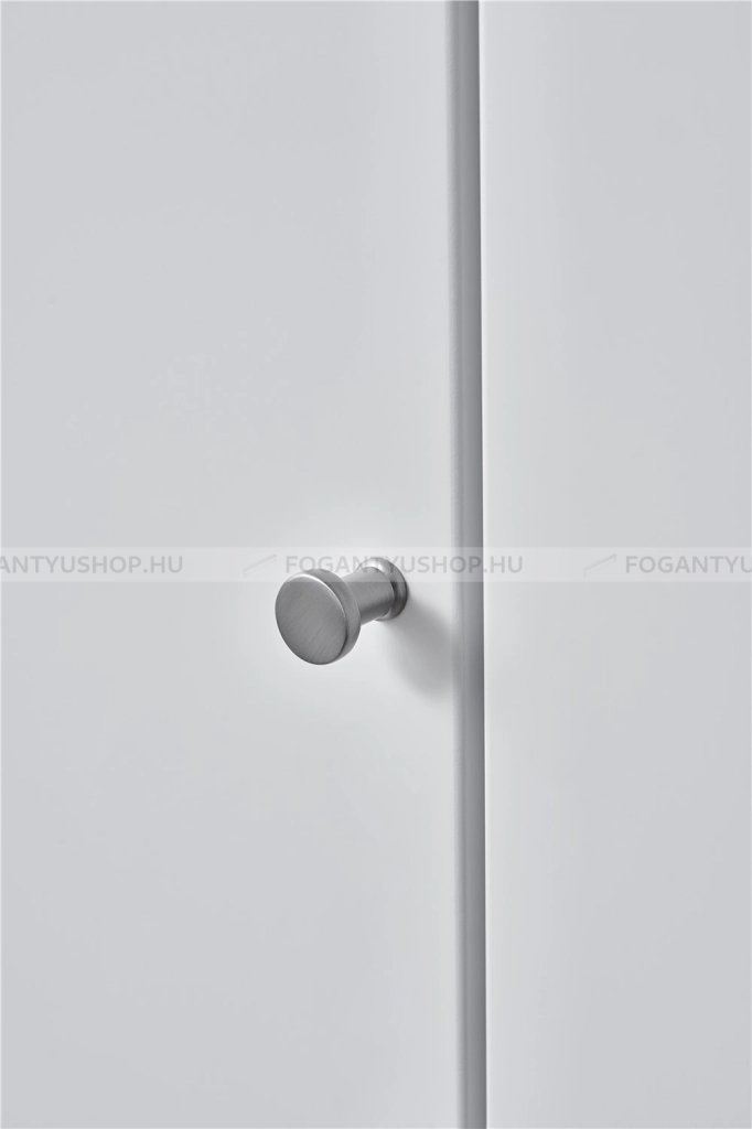 FURNIPART-Fogantyu-GATE-KNOB---Ezust-inox-(szalcsiszolt)---Butor-fem-gombfogantyu-(szogletes-kerek)