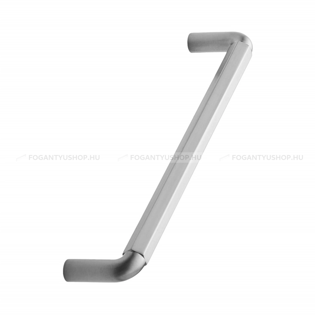 FURNIPART Bútorfogantyú - HEXA HANDLE 160 - furattáv 160 mm - Ezüst inox (szálcsiszolt) SNiL - Zamak fém ötvözet - Egy méretben gyártott fém bútorfogantyú