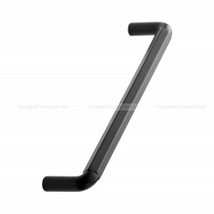 FURNIPART Bútor fogantyú HEXA HANDLE - 160 mm - Festett fekete - Zamak fém ötvözet - Egy méretben gyártott színes fém bútorfogantyú
