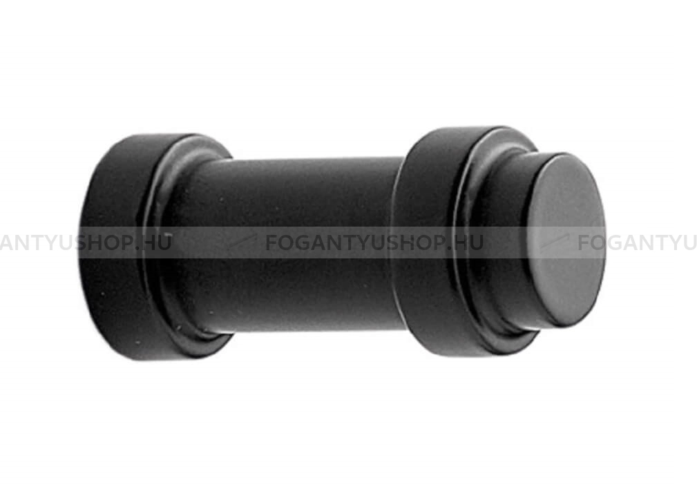 FURNIPART Gomb fogantyú - PILLAR KNOB Festett - 1 furatos - Matt fekete 99 - Zamak fém ötvözet - Színes fém gombfogantyú, bútorgomb
