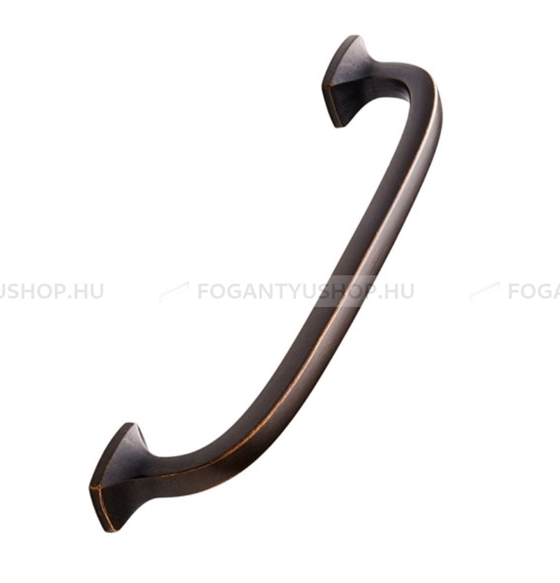 FURNIPART Bútor fogantyú - CLASSIC HANDLE 160 - furattáv 160 mm - Antik barna 23 - Zamak fém ötvözet - Klasszikus, vintage, antik fém bútorfogantyú