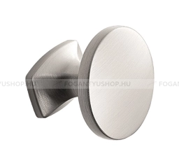 FURNIPART Fogantyú CLASSIC KNOB - 1 furatos - Ezüst inox (szálcsiszolt) - Zamak fém ötvözet