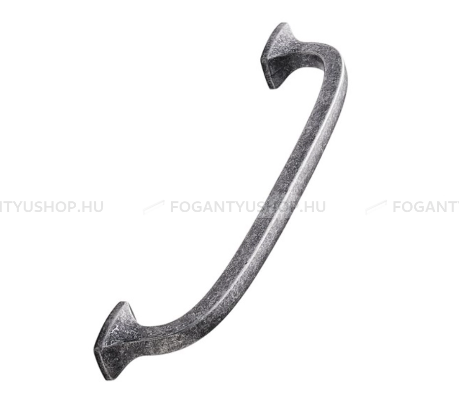 FURNIPART Bútorfogantyú - CLASSIC HANDLE 160 Vintage - furattáv 160 mm - Antik szürke 22 - Zamak fém ötvözet - Klasszikus, vintage, antik fém bútorfogantyú