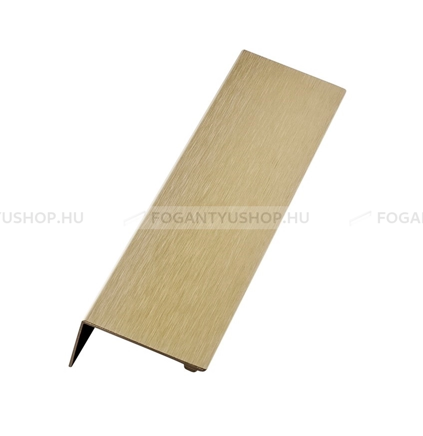 FURNIPART Bútorfogantyú - SHEET II. - Szálcsiszolt sárgaréz II. 31 - ABS műanyag - Bútorajtó élére ültethető színes fém fogantyú