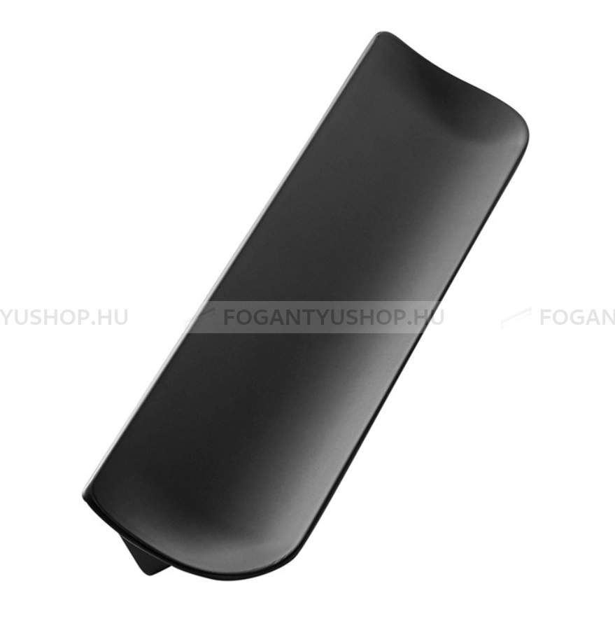 FURNIPART Bútorfogantyú - SLOPE HANDLE 160 Festett - furattáv 160 mm - Festett fekete BlackL - Zamak fém ötvözet - Egy méretben gyártott színes fém bútorfogantyú