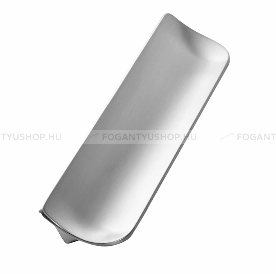 FURNIPART Bútorfogantyú - SLOPE HANDLE 160 - furattáv 160 mm - Ezüst inox (szálcsiszolt) SNiL - Zamak fém ötvözet - Egy méretben gyártott fém bútorfogantyú