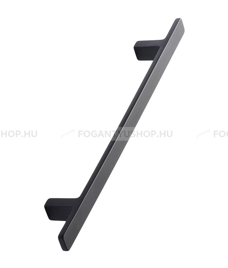 FURNIPART Bútorfogantyú - TRANSIT HANDLE 160 Festett - furattáv 160 mm - Matt fekete 99 - Zamak fém ötvözet - Egy méretben gyártott színes fém bútorfogantyú