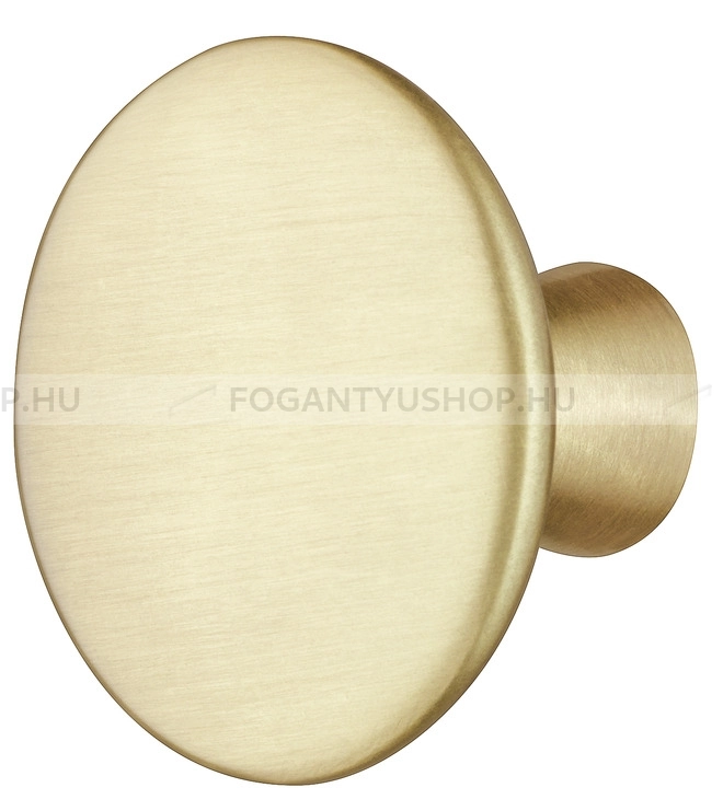 HAFELE-Fogantyu---155.02---Szalcsiszolt-sargarez-I.---Szines-fem-gombfogantyu-butorgomb