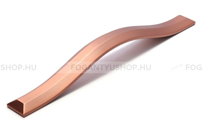RUJZ DESIGN Bútorfogantyú - 631.22b rosegold - Szálcsiszolt rosegold  - ABS műanyag - Több méretben gyártott színes fém bútorfogantyú