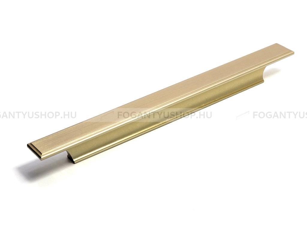 RUJZ DESIGN Fogantyú - 651.24 - Szálcsiszolt arany - Több méretben gyártott színes fém bútorfogantyú 