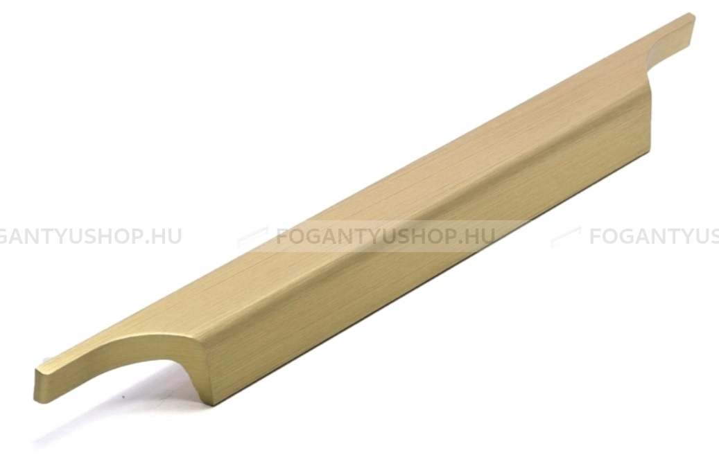 RUJZ DESIGN Fogantyú - 128 683.15 - furattáv 128 mm - Szálcsiszolt arany  - Alumínium - Több méretben gyártott színes fém bútorfogantyú