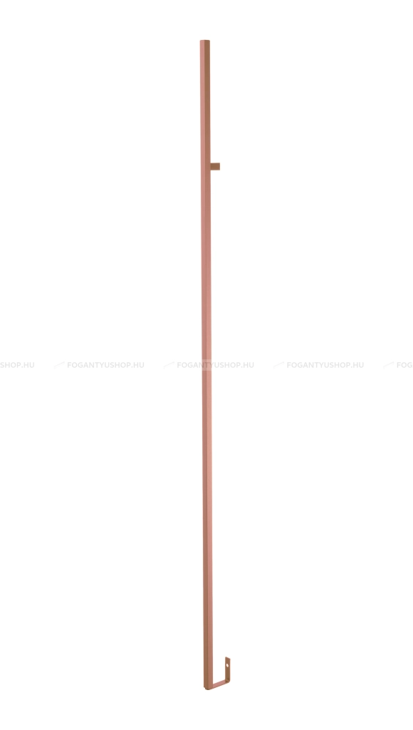 RUJZ DESIGN Bútor fogantyú - 864 684.12 rosegold - furattáv 864 mm - Szálcsiszolt rosegold  - ABS műanyag - Egy méretben gyártott színes fém bútorfogantyú