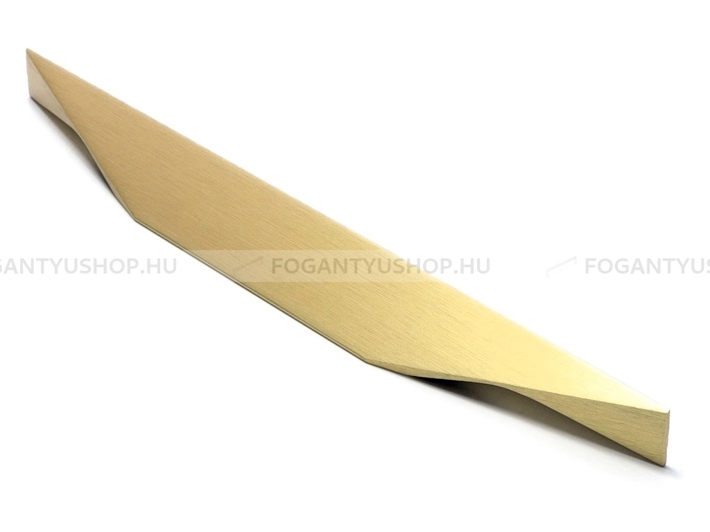 RUJZ DESIGN Bútorfogantyú - 690.16 - Szálcsiszolt arany  - ABS műanyag - Több méretben gyártott színes fém bútorfogantyú