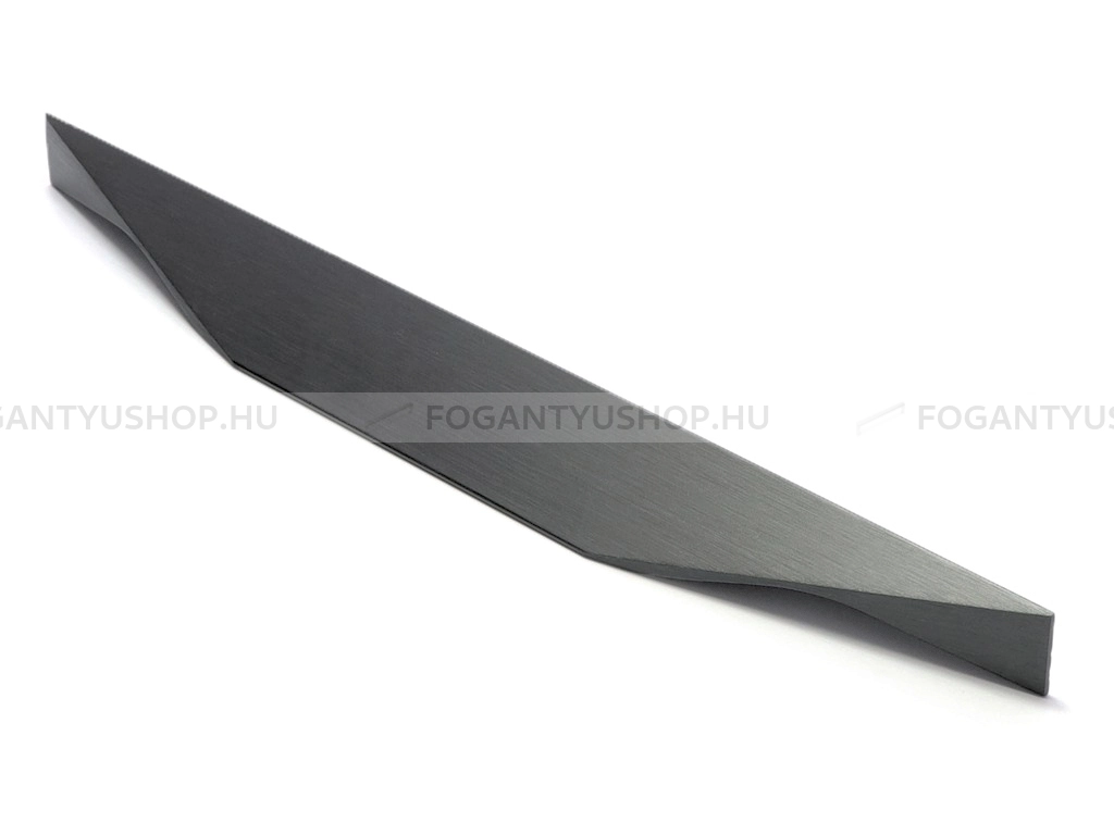 RUJZ DESIGN Bútor fogantyú - 690.16 - Szálcsiszolt szürke  - ABS műanyag - Több méretben gyártott színes fém bútorfogantyú