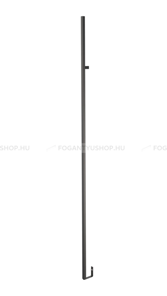 RUJZ DESIGN Fogantyú - 864 684.12 - furattáv 864 mm - Szálcsiszolt szürke  - ABS műanyag - Egy méretben gyártott színes fém bútorfogantyú