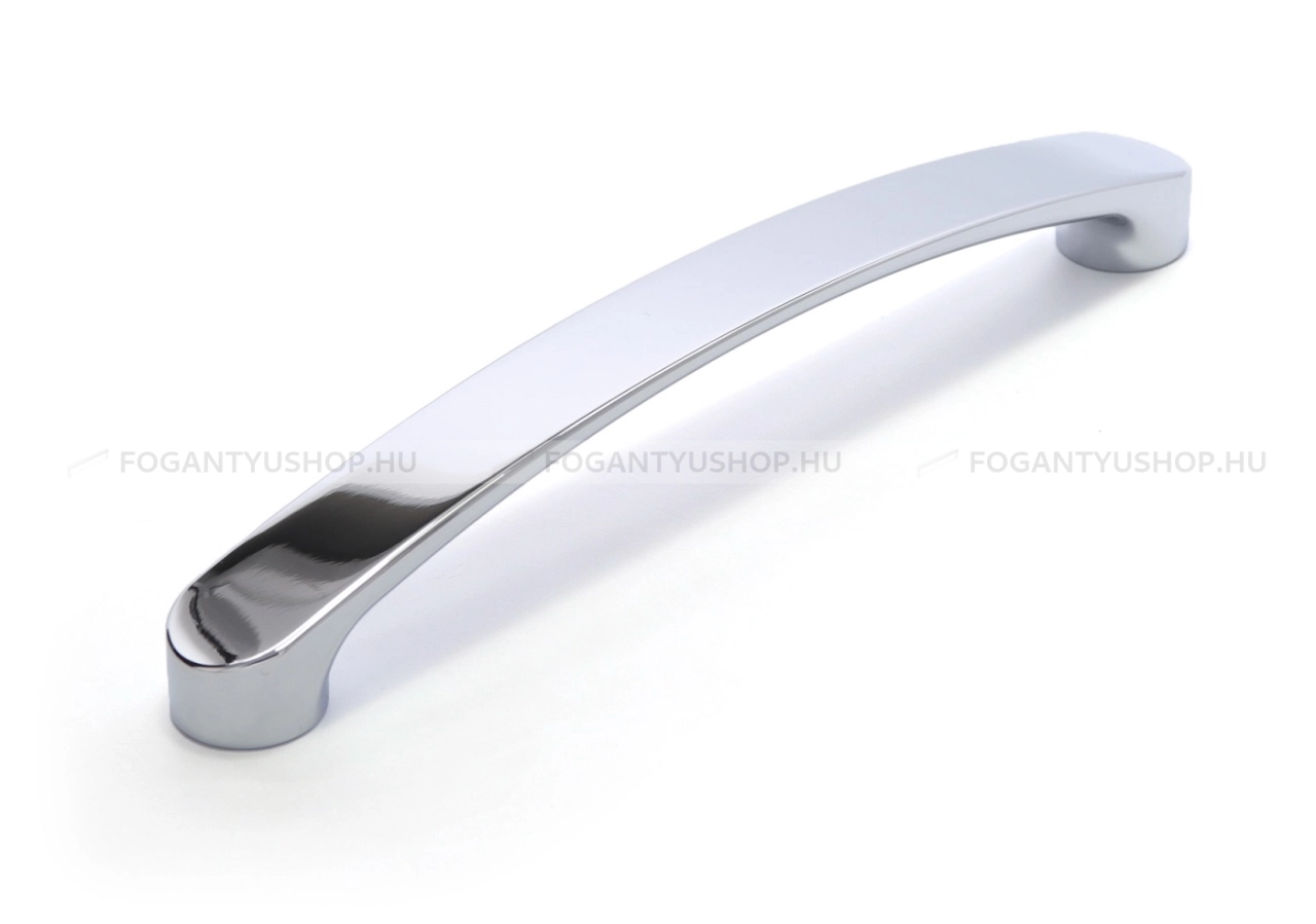 RUJZ DESIGN Bútorfogantyú - 160 319.19 - furattáv 160 mm - Fényes króm Cr - Zamak fém ötvözet - Egy méretben gyártott fém bútorfogantyú