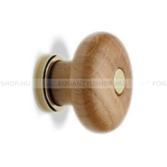RUJZ DESIGN Bútor fogantyú - 1 furatos - 171.32 - Fényes arany - Tölgyfa - Zamak fém ötvözet - Fa
