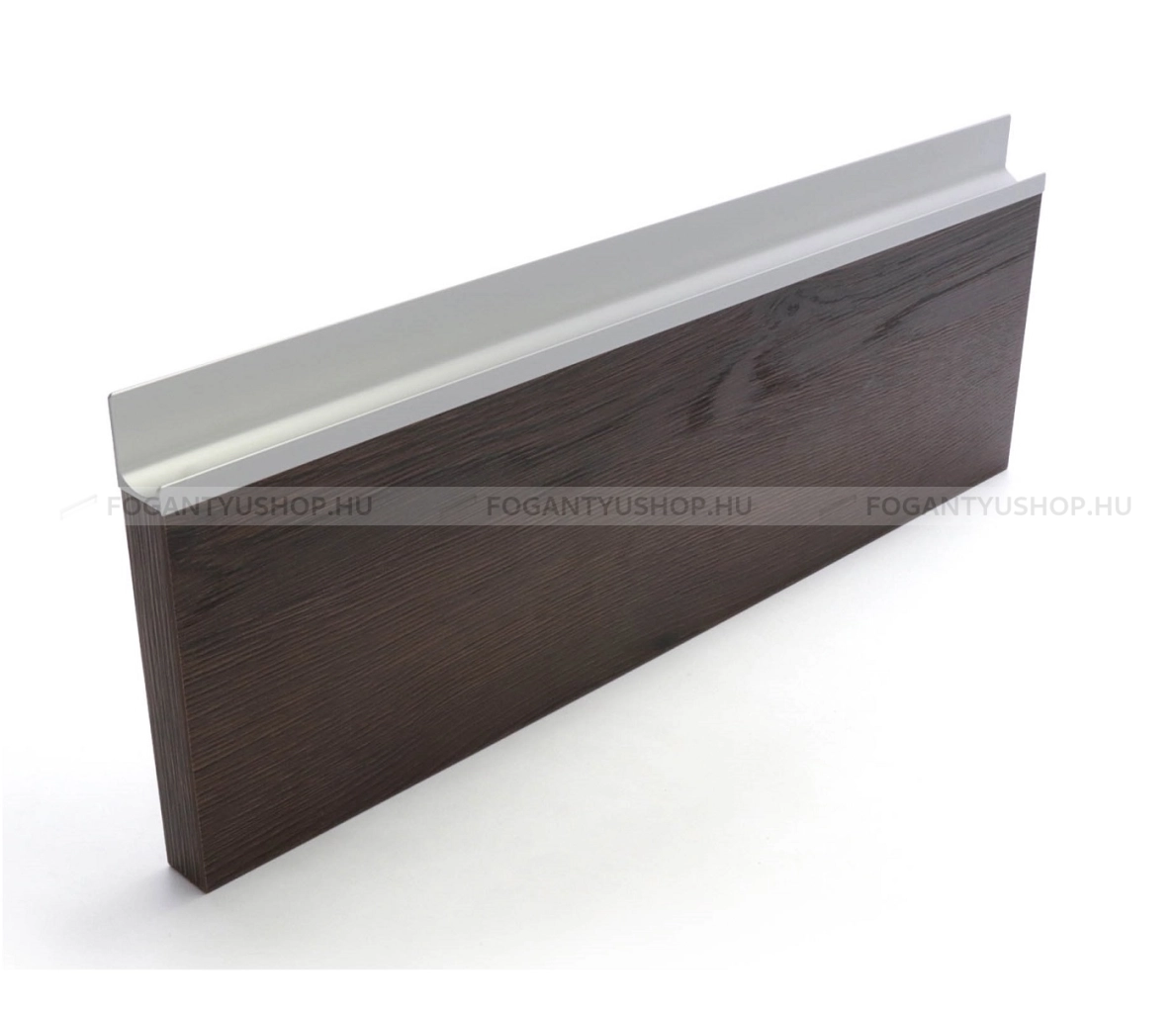 RUJZ DESIGN Bútor fogantyú - us 2198B - 1 furatos - Alumínium MCrE - ABS műanyag - Darabolható fém bútorfogantyú (fogantyú profil)