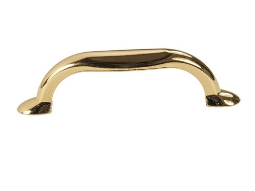 RUJZ DESIGN Fogantyú - 64 mm - 220.10 - Fényes arany - Zamak fém ötvözet - Egy méretben gyártott színes fém bútorfogantyú