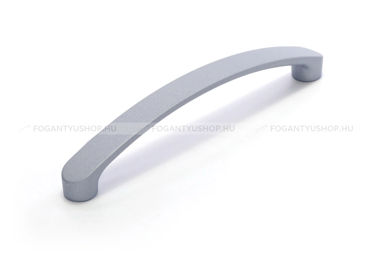 RUJZ DESIGN Bútor fogantyú - 128 336.14 - furattáv 128 mm - Matt króm MCrL - Zamak fém ötvözet - Egy méretben gyártott fém bútorfogantyú