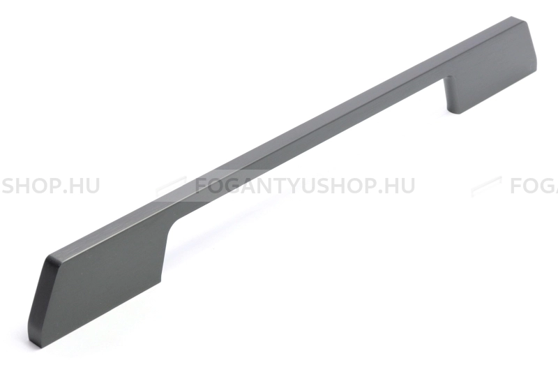 RUJZ DESIGN Bútor fogantyú - 632.27b színes - Szálcsiszolt szürke  - Alumínium - Több méretben gyártott színes fém bútorfogantyú