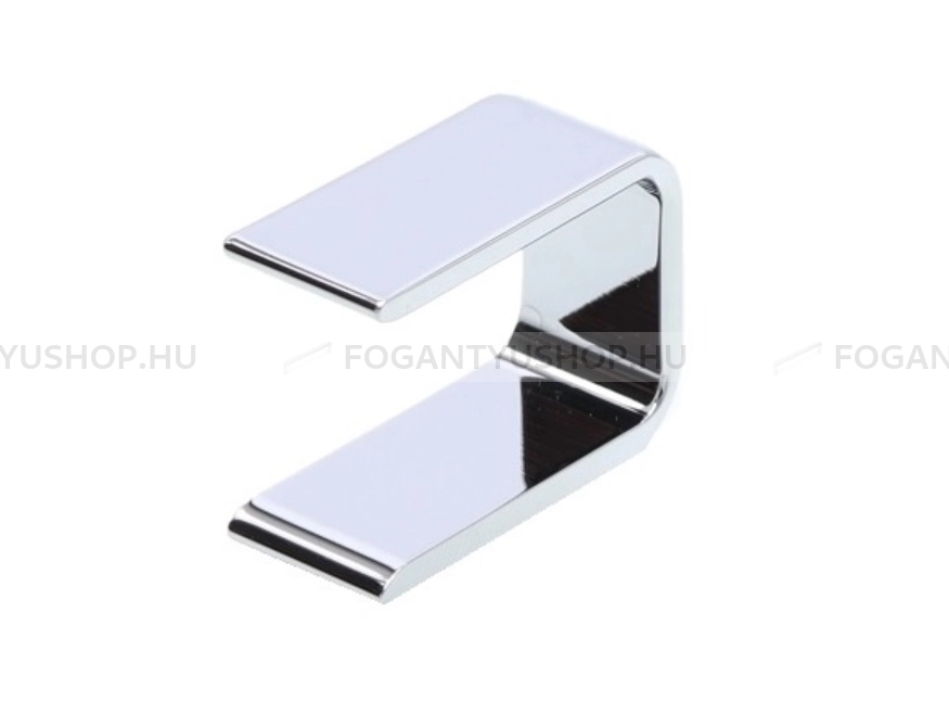 RUJZ DESIGN Fogantyú - 16 653.15 - furattáv 16 mm - Fényes króm Cr - ABS műanyag - Egy méretben gyártott fém bútorfogantyú