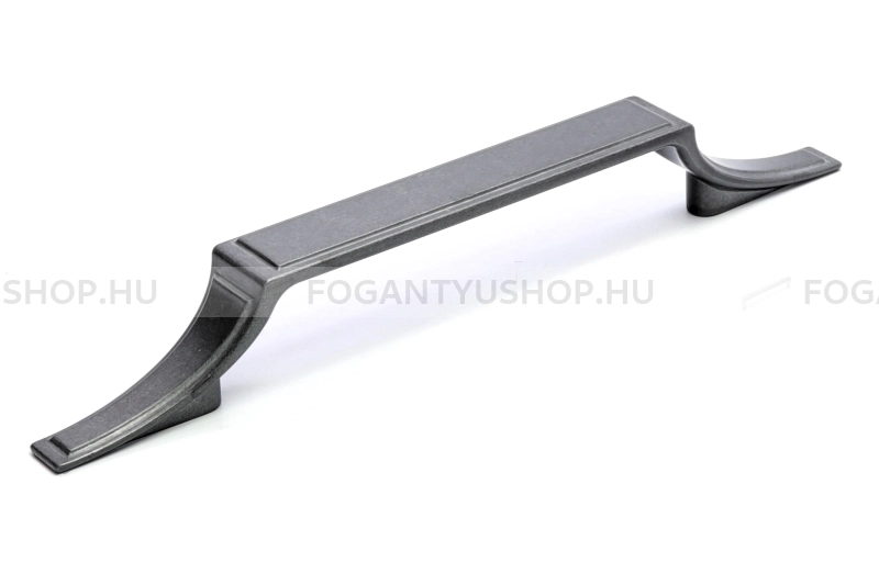 RUJZ DESIGN Fogantyú - 128 mm - 667.20 - Vintage grafit - Zamak fém ötvözet - Klasszikus, vintage, antik fém bútorfogantyú