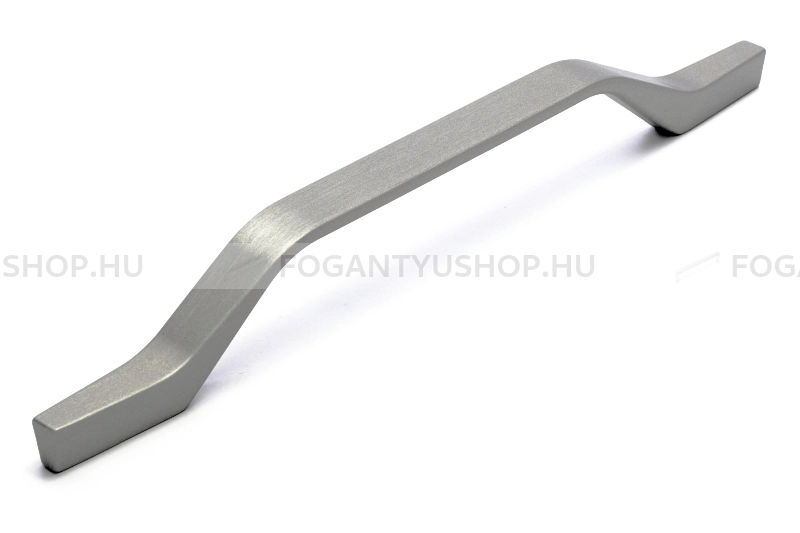 RUJZ DESIGN Fogantyú - 668.15 - Ezüst inox (szálcsiszolt) SNiL - Zamak fém ötvözet - Több méretben gyártott fém bútorfogantyú