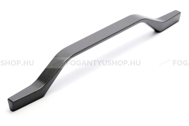 RUJZ DESIGN Bútor fogantyú - 668.15 - Szálcsiszolt szürke  - Zamak fém ötvözet - Több méretben gyártott színes fém bútorfogantyú