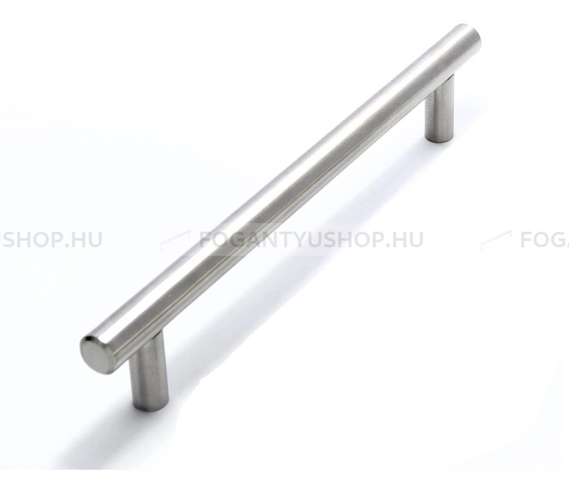 RUJZ DESIGN Bútor fogantyú - 679.12L - Szálcsiszolt inox  - Zamak fém ötvözet - Több méretben gyártott fém bútorfogantyú