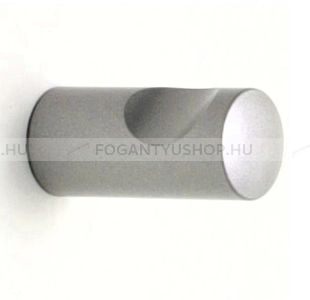 RUJZ DESIGN Bútorgomb - 805.13 - 1 furatos - Matt nikkel MNiL - Alumínium - Fém gombfogantyú, bútorgomb (szögletes, kerek)