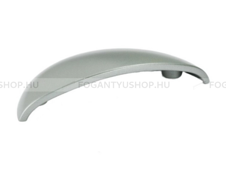 RUJZ DESIGN Bútor fogantyú - 64 337.43 - furattáv 64 mm - Ezüst inox (szálcsiszolt) SNiL - Zamak fém ötvözet - Egy méretben gyártott fém bútorfogantyú
