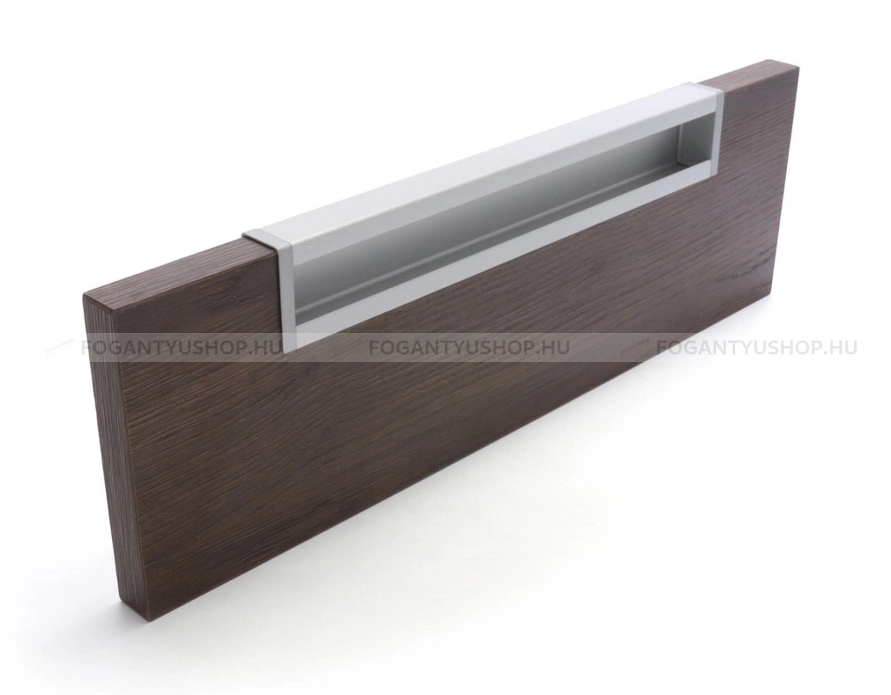 RUJZ DESIGN Bútor fogantyú - 433.21 - 1 furatos - Alumínium MCrE - Zamak fém ötvözet - Darabolható fém bútorfogantyú (fogantyú profil)