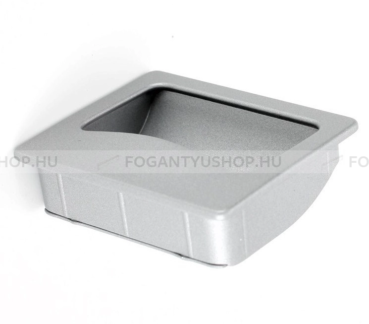 RUJZ DESIGN Fogantyú - u6.56-45 - Festett fehér - Bútorajtó élébe marható, süllyeszthető fém fogantyú