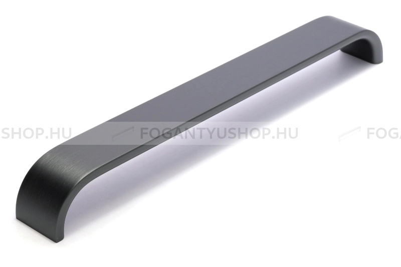 RUJZ DESIGN Bútorfogantyú - 520.28 - Szálcsiszolt szürke  - ABS műanyag - Több méretben gyártott színes fém bútorfogantyú