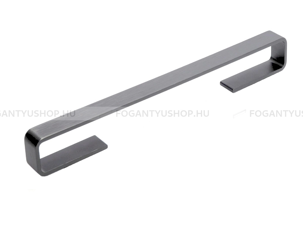 RUJZ DESIGN Fogantyú - 618.15 - Szálcsiszolt szürke  - ABS műanyag - Több méretben gyártott színes fém bútorfogantyú
