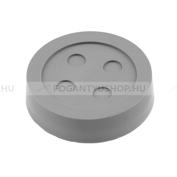 GTV Gyerek fogantyú gomb - 1 furatos - UM-BUTTON-SZ - Szürke - Gumi - Színes gyerekbútor fogantyú