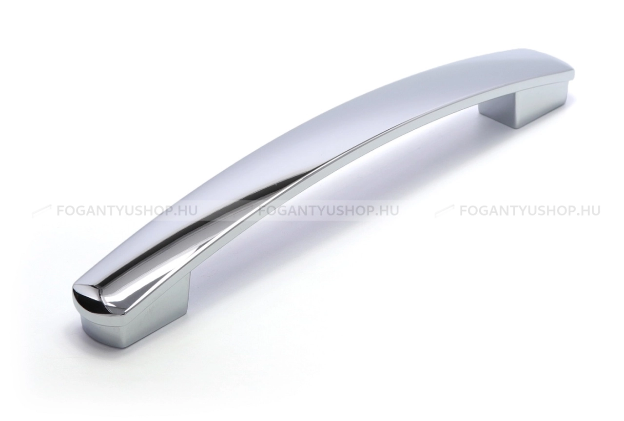 RUJZ DESIGN Bútorfogantyú - 160 386.20 - furattáv 160 mm - Fényes króm Cr - Zamak fém ötvözet - Egy méretben gyártott fém bútorfogantyú