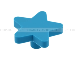 GTV Gyerek fogantyú csillag Gyerek fogantyú csillag - 1 furatos - UM-STAR-NB - Kék - Gumi - Színes gyerekbútor fogantyú - 1 furatos - Kék - Gumi