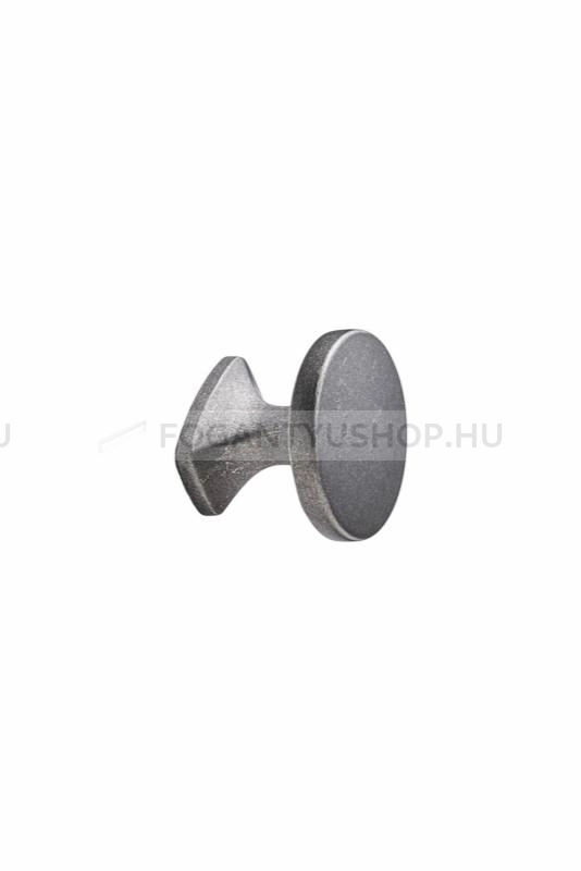 FURNIPART Gombfogantyú - CLASSIC KNOB - 1 furatos - Vintage grafit Vint2 - Zamak fém ötvözet - Antikolt, vintage fém gombfogantyú (szögletes, kerek)