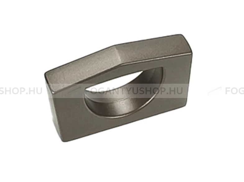 GIUSTI Bútor fogantyú - 32 WPO79603200G7 Ólom - furattáv 32 mm - Ólom szürke N60P - Zamak fém ötvözet - Egy méretben gyártott színes fém bútorfogantyú