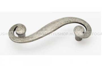 GIUSTI Bútor fogantyú - 96 mm - WMN614S9600D5 - Antik ezüst - Zamak fém ötvözet
