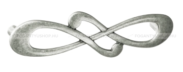 GIUSTI Butórafogantyú - 128 mm - WMN60212800D5 - Antik ezüst - Zamak fém ötvözet