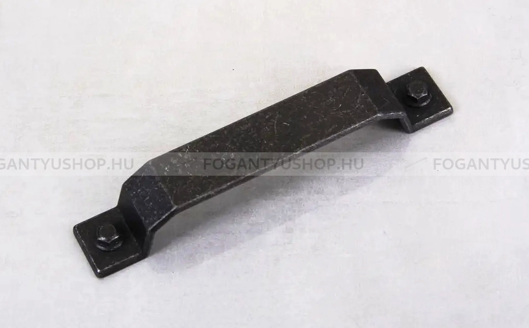 GIUSTI Bútor fogantyú - WMN760 - Vintage koptatott fekete Vint - Zamak fém ötvözet - Klasszikus, vintage, antik fém bútorfogantyú