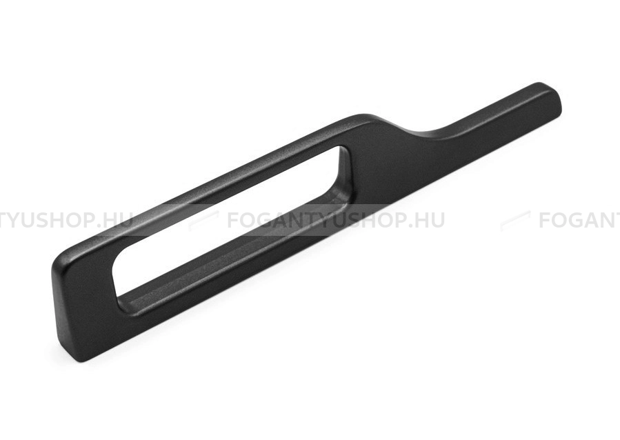 GIUSTI Fogantyú - 128 WMN76912800G9 - furattáv 128 mm - Fekete - Zamak fém ötvözet - Egy méretben gyártott színes fém bútorfogantyú