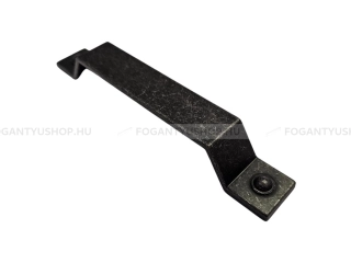 GIUSTI Bútor fogantyú - 160 mm - WMN77616000T2 - Vintage koptatott fekete - Zamak fém ötvözet