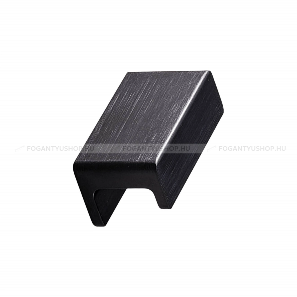 FURNIPART Gomb fogantyú - STATION KNOB 32 - furattáv 32 mm - Csiszolt matt fekete 76 - Alumínium - Színes fém gombfogantyú, bútorgomb